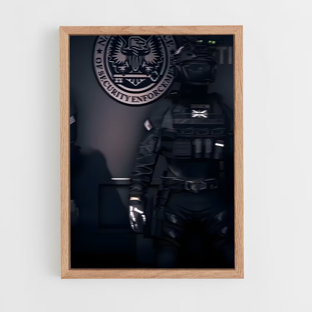 Poster Mission d'Élite – affiche Call of Duty (vue 4)